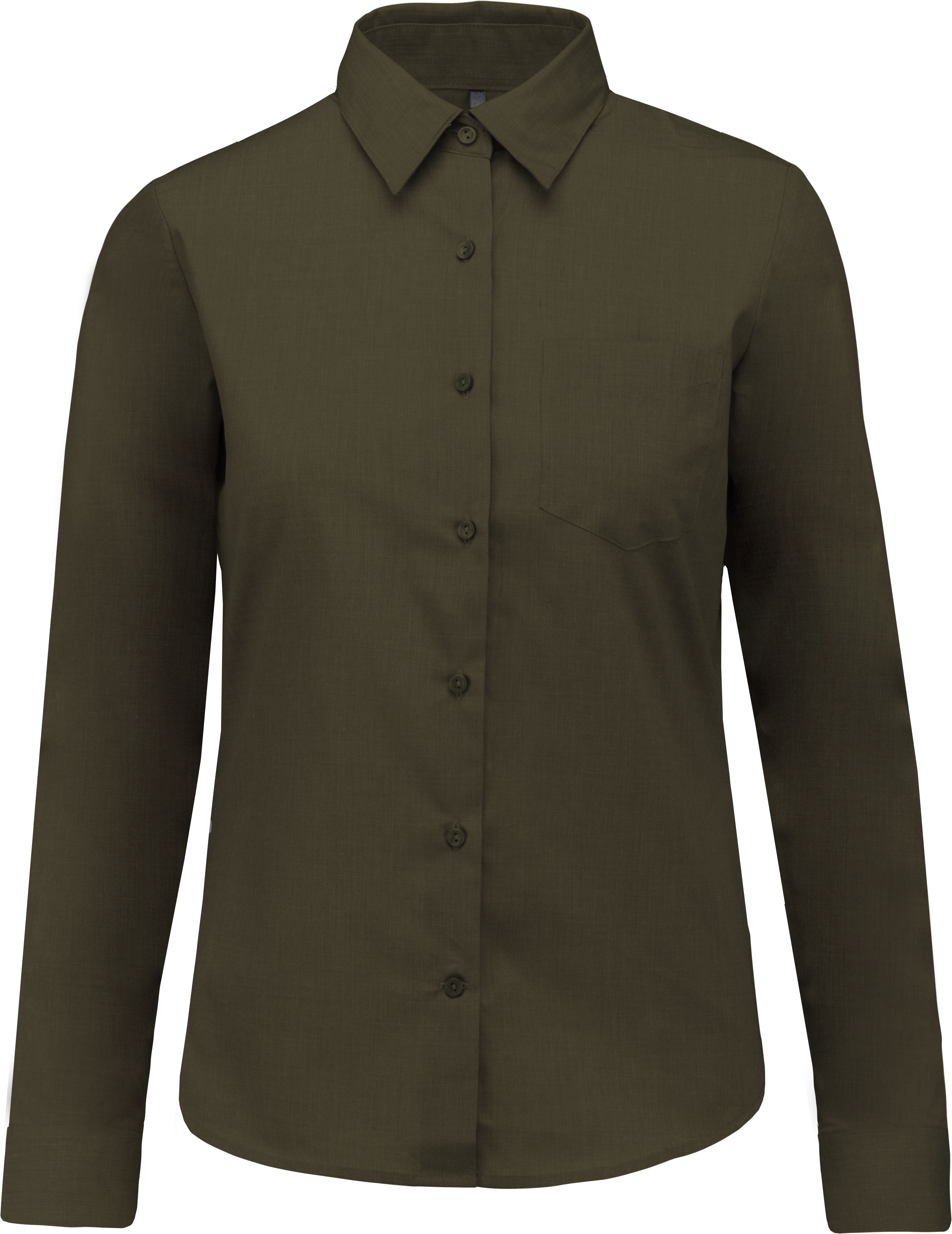 Chemise femme manches longues JESSICA K549 - Light khaki