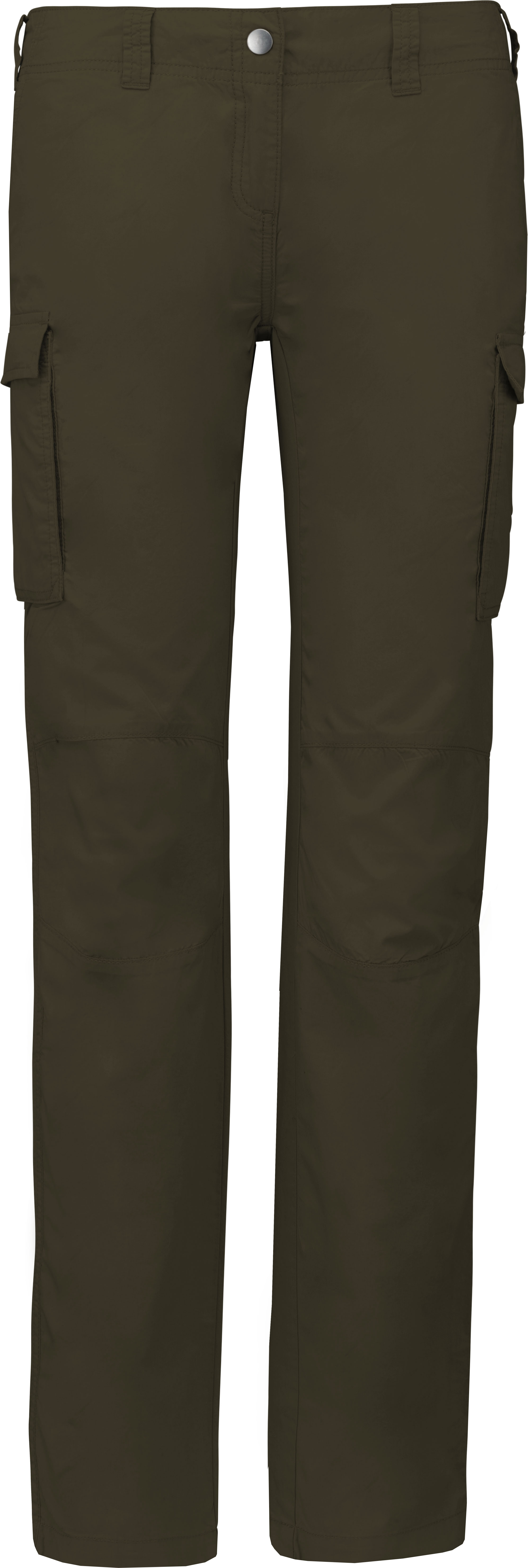 Pantalon femme léger multipoches K746 - Light khaki