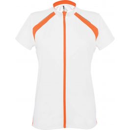 Maillot Cycliste Femme Louis Garneau Metz - Manches Courtes Zip Intégral - Taille M