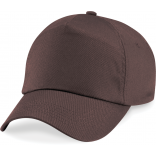 Casquette originale 5 panneaux B10 - Chocolate personnalisable - Vue de face