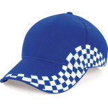 Casquette Grand Prix B159 - Bright Royal / White personnalisable - Vue de face