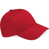 Casquette 5 panneaux Ultimate B15 - Classic Red personnalisable - Vue de face