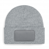 Bonnet à patch original B445 - Heather Grey personnalisable - Vue de face