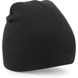 Bonnet Beanie original Pull-On B44 - Black personnalisable - Vue de face