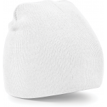 Bonnet Beanie original Pull-On B44 - White personnalisable - Vue de face