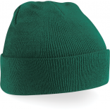 Bonnet Original à revers B45 - Bottle Green personnalisable - Vue de face