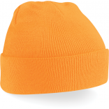 Bonnet Original à revers B45 - Fluorescent Orange personnalisable - Vue de face