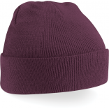 Bonnet Original à revers B45 - Plum personnalisable - Vue de face