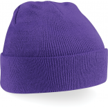 Bonnet Original à revers B45 - Purple personnalisable - Vue de face