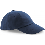 Casquette profil bas en coton drill - 6 panneaux B58 - French Navy personnalisable - Vue de face