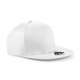 Casquette Rapper 5 panneaux B610 - White personnalisable - Vue de face