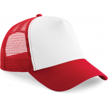 Casquette américaine B640 - Classic Red / White personnalisable - Vue de face
