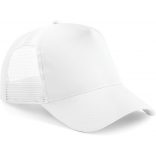 Casquette américaine B640 - White / White personnalisable - Vue de face