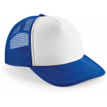 Casquette américaine Vintage B645 - Bright Royal / White personnalisable - Vue de face