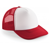 Casquette américaine Vintage B645 - Classic Red / White personnalisable - Vue de face