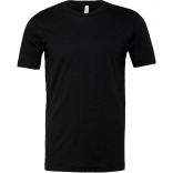 T-shirt homme col rond Heather BE3001CVC - Heather Black personnalisable - Vue de face
