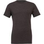 T-shirt homme col rond Heather BE3001CVC - Dark Grey Heather personnalisable - Vue de face