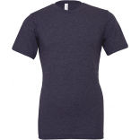 T-shirt homme col rond Heather BE3001CVC - Heather Midnight Navy personnalisable - Vue de face