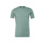 T-shirt homme col rond Heather BE3001CVC - Heather Dusty Blue personnalisable - Vue de face