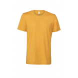 T-shirt homme col rond Heather BE3001CVC - Heather Mustard personnalisable - Vue de face