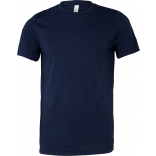 T-SHIRT homme TRIBLEND COL ROND BE3413 - Solid Navy Triblend personnalisable - Vue de face