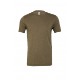 T-SHIRT homme TRIBLEND COL ROND BE3413 - Olive Triblend personnalisable - Vue de face
