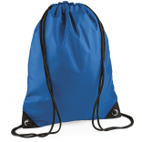 Sac à dos cordelettes PREMIUM BG10 - Sapphire Blue personnalisable - Vue de face