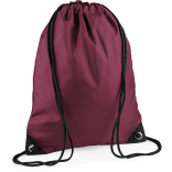 Sac à dos cordelettes PREMIUM BG10 - Burgundy personnalisable - Vue de face