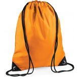 Sac à dos cordelettes PREMIUM BG10 - Orange personnalisable - Vue de face