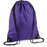 Sac à dos cordelettes PREMIUM BG10 - Purple personnalisable - Vue de face