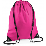 Sac à dos cordelettes PREMIUM BG10 - Fuchsia personnalisable - Vue de face
