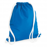 Sac à dos de gym à cordon BG110 - Sapphire Blue personnalisable - Vue de face