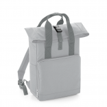 Sac à dos à double poignée BG118 - Light Grey personnalisable - Vue de face
