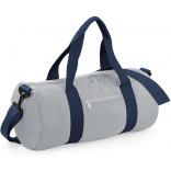 Sac baril original BG140 - Light Grey / French Navy personnalisable - Vue de face