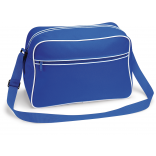 Sac bandoulière Rétro BG14 - Royal Blue / White personnalisable - Vue de face