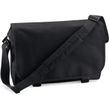 Sac messager BG21 - Black personnalisable - Vue de face