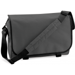 Sac messager BG21 - Graphite Grey personnalisable - Vue de face