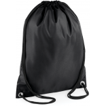 Gymsac Budget BG5 - Black personnalisable - Vue de face