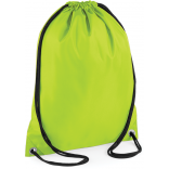 Gymsac Budget BG5 - Lime Green personnalisable - Vue de face