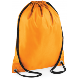 Gymsac Budget BG5 - Orange personnalisable - Vue de face