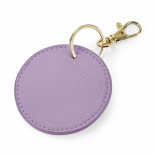 Porte-clés rond BG745 - LILAC personnalisable - Vue de face