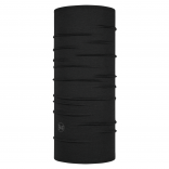 Tour de cou LightWeight Merino BUF134916 - Solid Black personnalisable - Vue de face