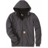 Sweat-shirt zippé capuche Windfighter CAR101759 - Carbon Heather personnalisable - Vue de face