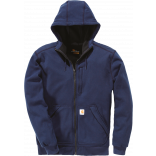 Sweat-shirt zippé capuche Windfighter CAR101759 - Navy personnalisable - Vue de face