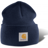Bonnet tricoté CARA18 - Navy personnalisable - Vue de face
