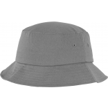 Bob Flexfit en coton FL5003 - GREY personnalisable - Vue de face