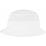 Bob Flexfit en coton FL5003 - WHITE personnalisable - Vue de face