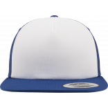 Casquette foam trucker FL6005FW - Royal / White / Royal personnalisable - Vue de face