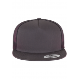 Casquette CLASSIC TRUCKER FL6006 - CHARCOAL personnalisable - Vue de face
