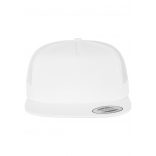 Casquette CLASSIC TRUCKER FL6006 - WHITE personnalisable - Vue de face